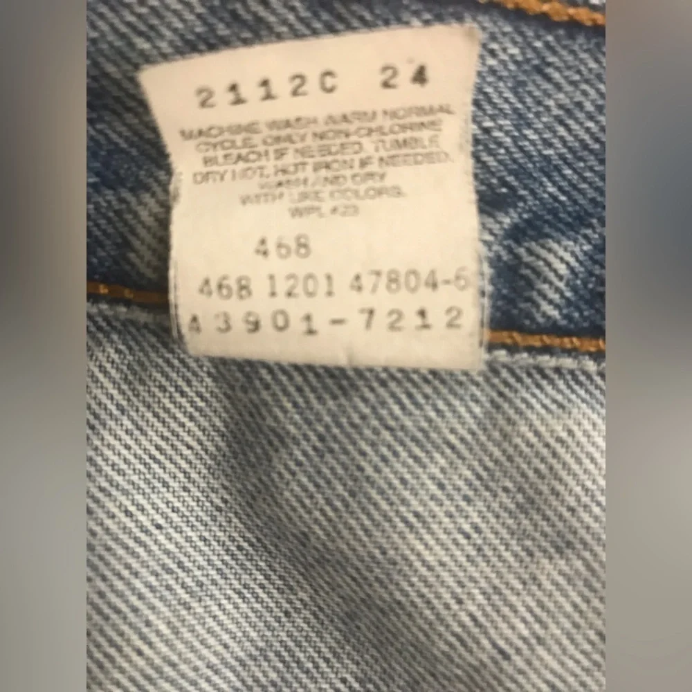 𝅺LEVI'S Mens Cotton Relaxed Fit Straight Leg Vintage Y2K Blue Jean Size 36X30